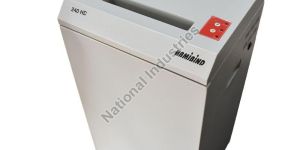 Heavy Duty Strip Cut Paper Shredder 50 Sheets Capacity 240 Mm Feed Width 8 Mm Shred Size