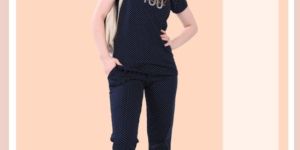 Ladies Printed Cotton Night Suit