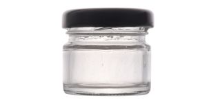 1 Oz Glass Jar with Metal Lid