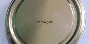 82mm Golden Round Lug Cap