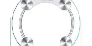 Digital Glass Weight Machine for Body Weight Round Personal Weighing Scale