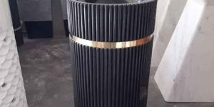 Black Marble Pedestal Basin