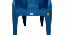 Bubble Blue Durable Plastic Chair