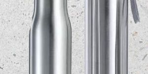 1000ml Steel Finish Stainless Steel Bottle