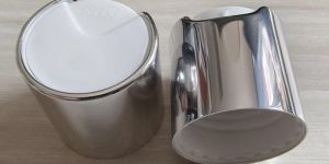 24mm Disctop Cap White Silver