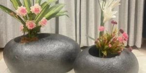 FRP Grey Garden Planter