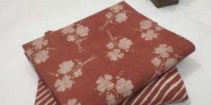 Ladies Floral Print Cotton Dress Material