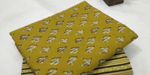 Ladies Printed Cotton Fabric Dress Material