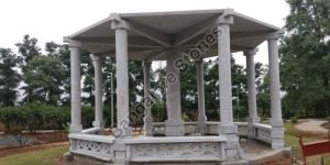 Outdoor Stone Pergola