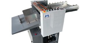 AUTOMATIC PAPER CREASING PERFORATING AND STICKER HALF CUT MACHINE