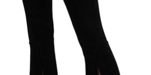 Ladies Slit Hem Bell Bottom Trousers