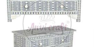 Geometric Design Drawer Chest