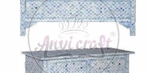 Mughal Jalli Geometric Design 4 Drawer Chest