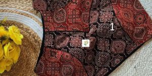 Ajrakh Blouse Halter Neck