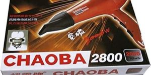 CHAOBA Plastic 2000 Watts Professional Hair Dryer (Black)