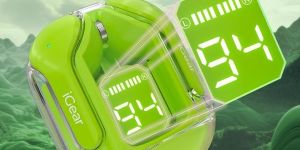 Ultrapods TWS in Ear Earbud with Display, Transparent Design, 30 Hrs Playtime with Fast Charging