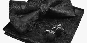 Bow and Pocket Square Set