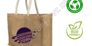 LMC Jute Shopping Tote Bags for Multipurpose use With Customizes logo/text