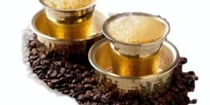 Hammered Brass Coffee Dabra