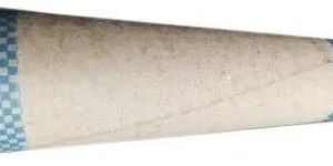 Blue Checks Textile Paper Cone