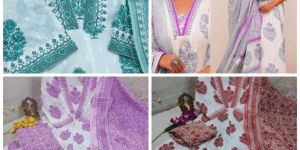 Cotton Dupatta Suit Set