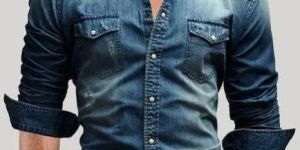Mens Full Sleeve Denim Shirts
