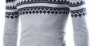 Mens Winter Knitted Sweater