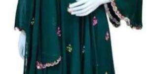 Ladies Hand Embroidered Peplum Skirt Suit