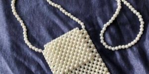Handmade Beaded Sling Bag