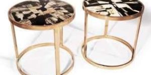 Three Legged Side Table with Wooden Top