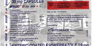 Esoz D 20mg Capsule