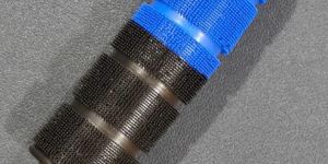 V-25 Black Blue Bessel Handle Grip Cover