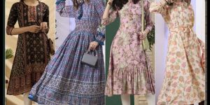 Ladies Green Synthetic Kurti