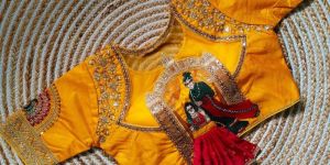 Orange Designer Blouse