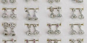 Silver South Screw Jhumki