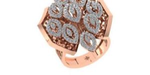 12.334 Grams Diamond Ladies Ring