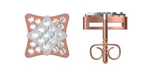 2.366 Grams Diamond Mens Earrings