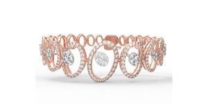 20.744 Grams Diamond Ladies Bracelet