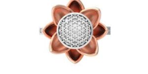 5.467 Grams Diamond Ladies Ring