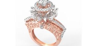 9.082 Grams Diamond Ladies Ring