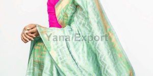 111 Green Lichi Silk Sarees