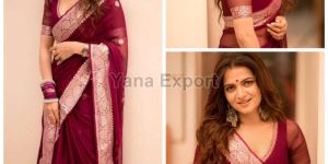 Maroon Lillian Saree
