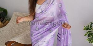 Purple Lakhnavi Sarees