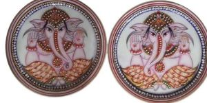 Designer Marble Plate Set