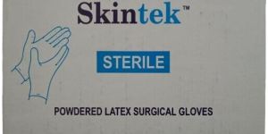 Skintek Powdered Latex Sterile Surgical Gloves