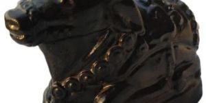 Black Marble Nandi Statue