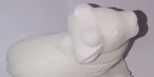 White Marble Nandi Statue