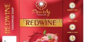 Pearly Touch Handmade Red Wine Soap