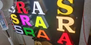 3D Vinyl Glow Sign Board