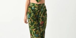 Dark Green Summer Breeze Co-Ord Set